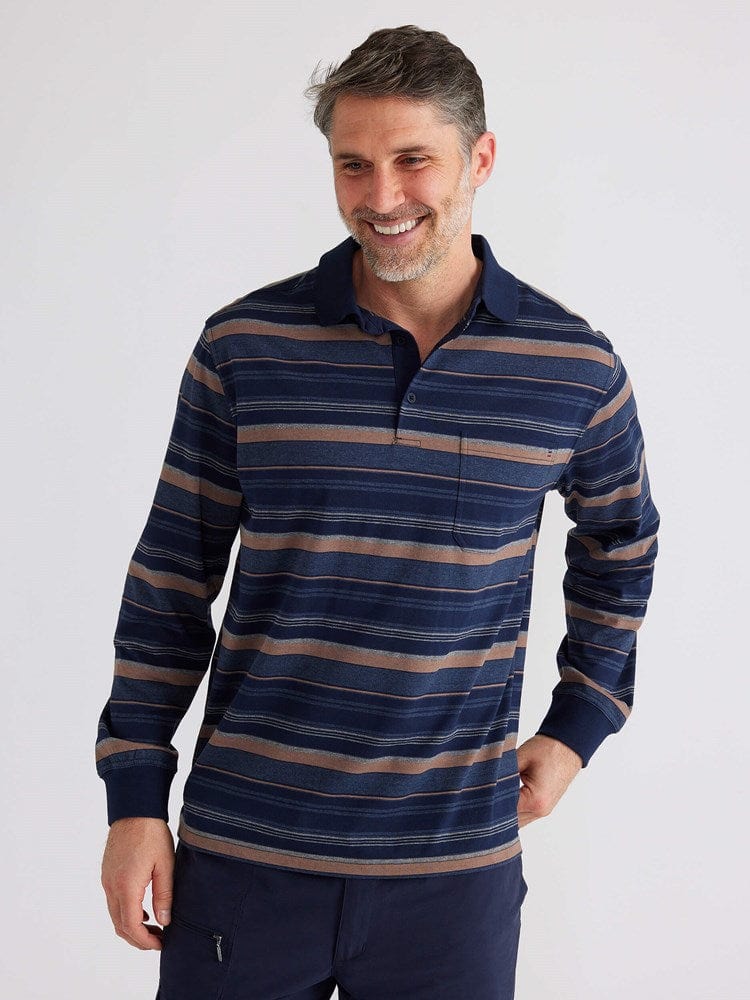 Load image into Gallery viewer, Breakaway Mens Wallux Kinnersly Jersey Polo
