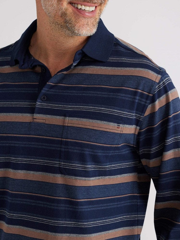 Load image into Gallery viewer, Breakaway Mens Wallux Kinnersly Jersey Polo
