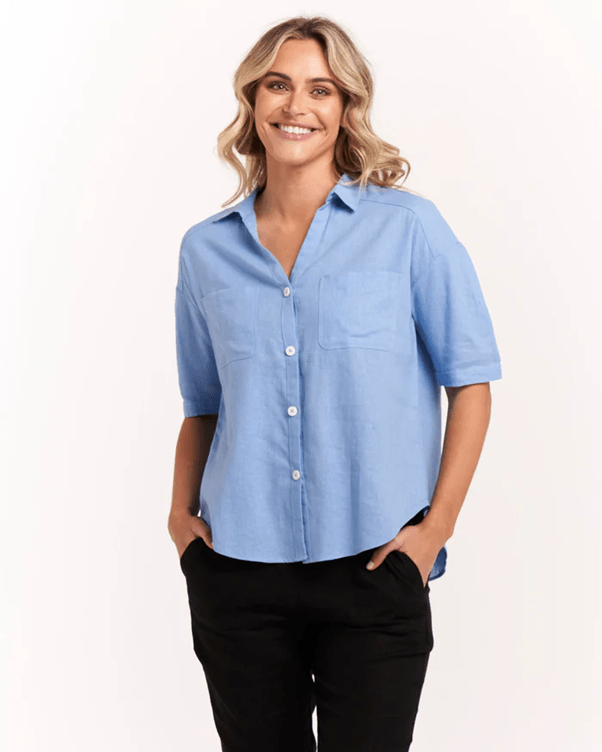 Load image into Gallery viewer, Betty Basics Catania Linen Shirt

