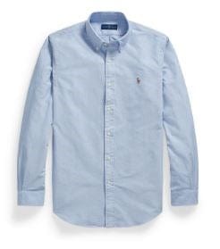 Load image into Gallery viewer, Ralph Lauren Mens Custom Fit Oxford Shirt - Blue
