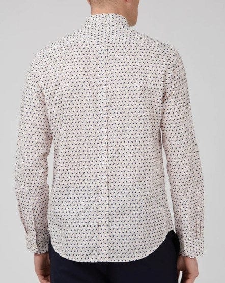 Load image into Gallery viewer, Ben Sherman Mens Long Sleeve Dash Print Shirt
