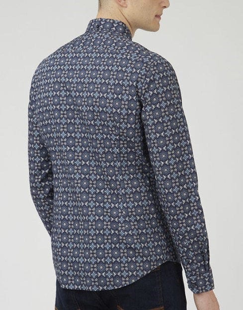 Load image into Gallery viewer, Ben Sherman Mens Long Sleeve Foulard Print Shirt
