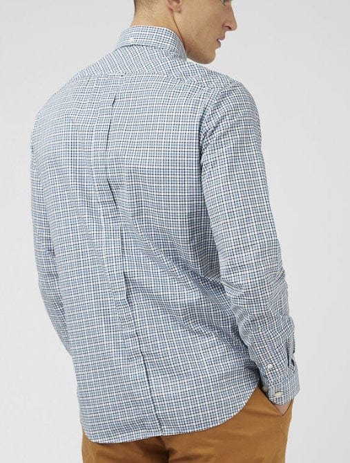 Load image into Gallery viewer, Ben Sherman Mens Long Sleeve Mini Check Shirt
