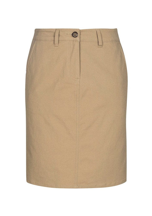 Biz Collection Ladies Lawson Chino Skirt
