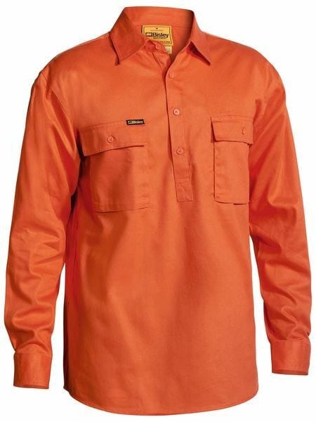 Load image into Gallery viewer, Bisley Closed Front Cotton  Drill Shirt - Long Sleeve
