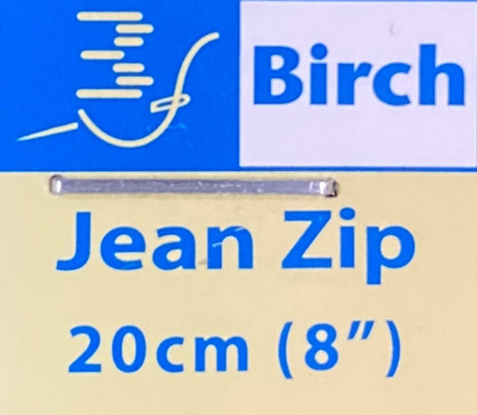Birch Jean Zip 20cm