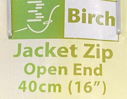 Jacket Zip Open End 40cm