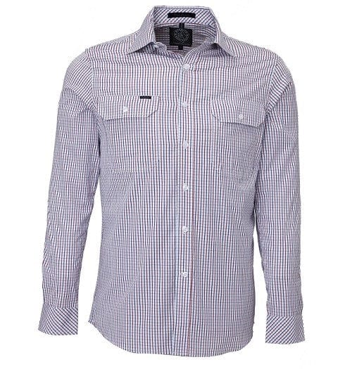 Ritemate Pilbara Mens Long Sleeve Shirt Dual Pocket