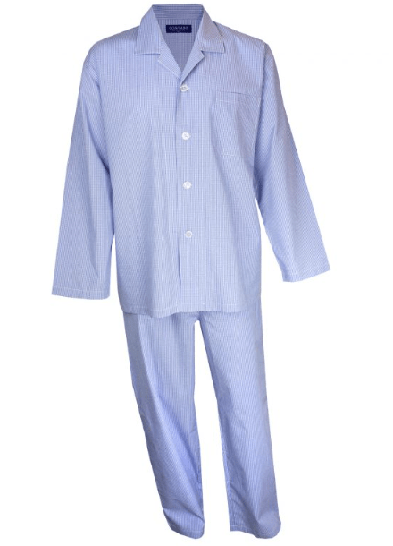Load image into Gallery viewer, Contare Mens Yarn Dye Cotton - Long Leg Pyjama Set
