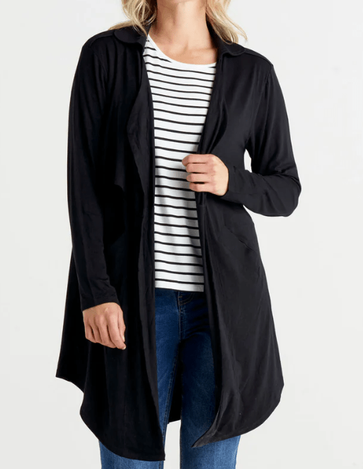 Load image into Gallery viewer, Betty Basics Womens Camille Trench Cardigan
