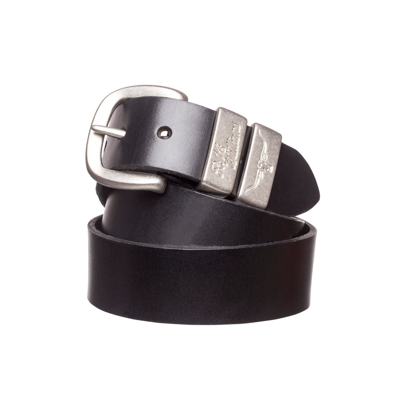 Load image into Gallery viewer, RM Williams 1 1/2&quot; 3 Piece Solid Hide Belt (Silver)
