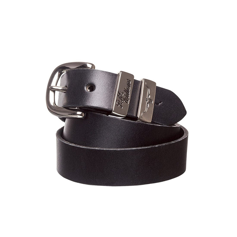 Load image into Gallery viewer, RM Williams 1 1/4&quot; 3 Piece Solid Hide Belt (Silver)
