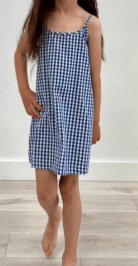 Load image into Gallery viewer, Linens Unlimited Check Slip Dress

