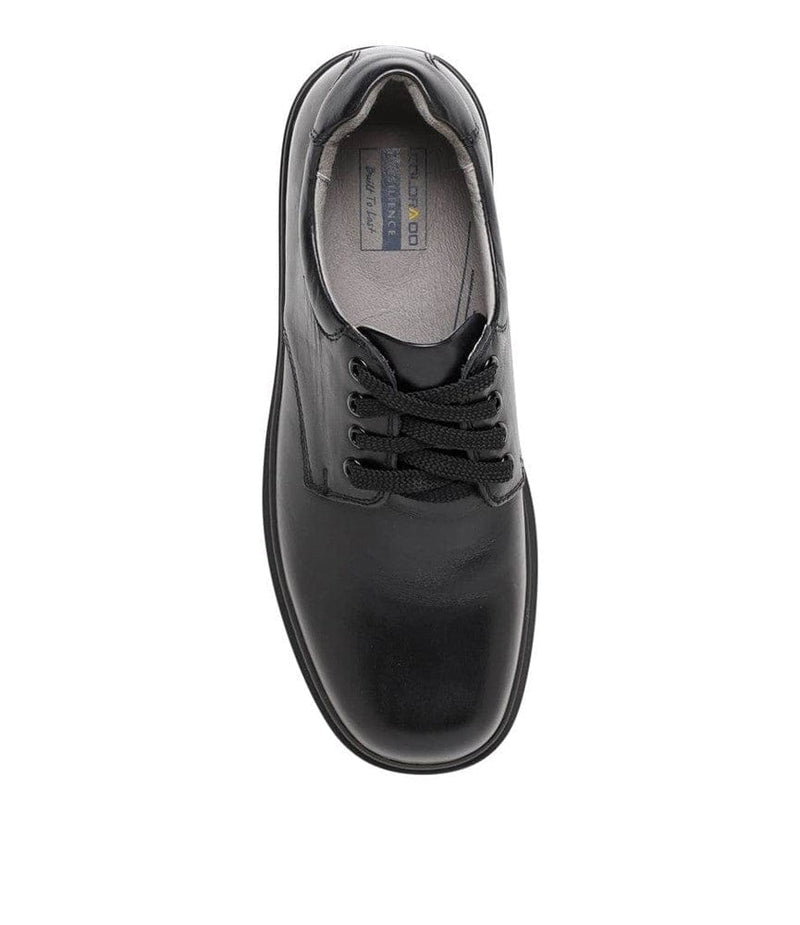 Load image into Gallery viewer, Colorado React Senior Black Leather Shoes
