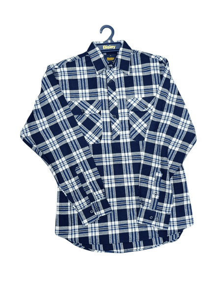 Bisley Mens Closed Front Flannelette Shirts