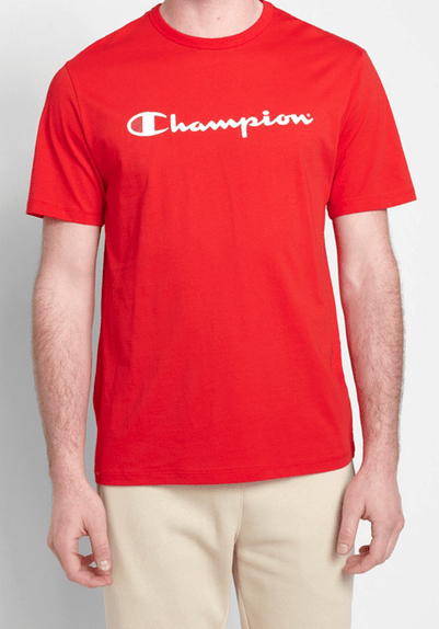 Champion Mens Script SS Tee