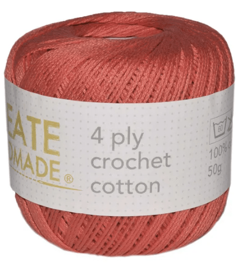 Create Handmade 4 ply Crochet Cotton