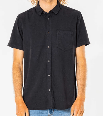 Rip Curl Mens Washed Short Sleeve Shirt