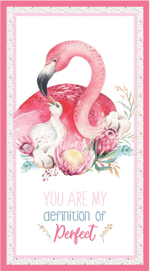Devonstone Collection A Mother's Love Flamingo Panel (DV3456)