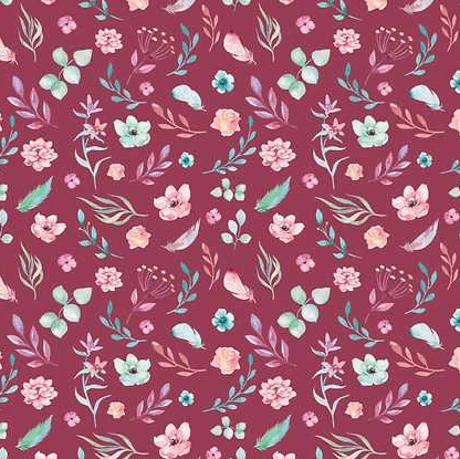 Devonstone Collection A Magical Time Flower Fabric (DV3469)