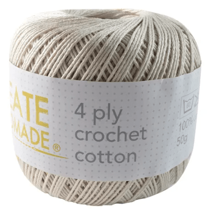 Create Handmade 4 ply Crochet Cotton