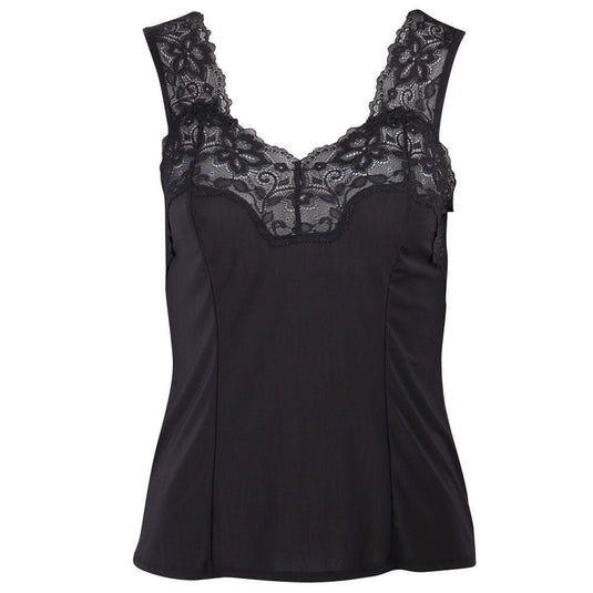 Essence Singlet Camisoles with Lace Insert