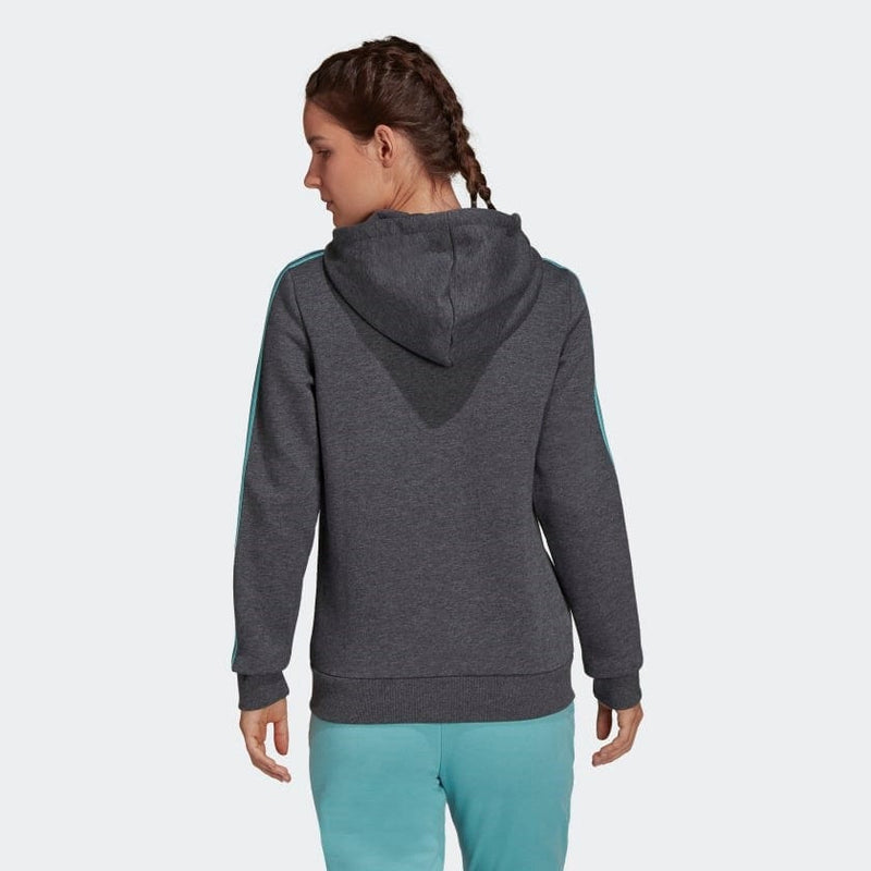 Load image into Gallery viewer, Adidas Womens Essentials Fleece 3-Stripes Zip Hoodie
