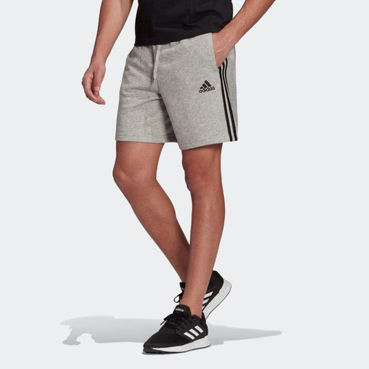 Adidas Mens Essentials French Terry 3-Stripes Shorts