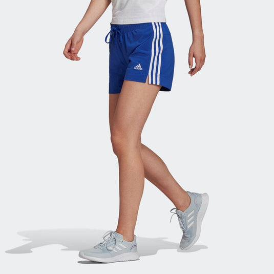 Adidas Womens Essentials Slim 3-Stripes Shorts