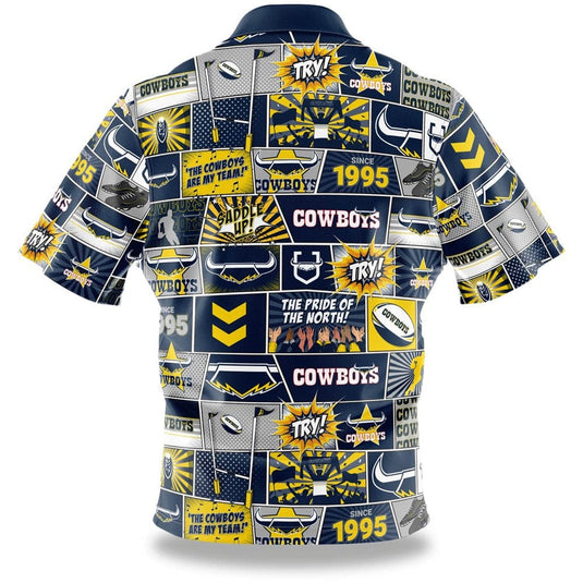 NRL Cowboys Fanatic Button-Up Shirt
