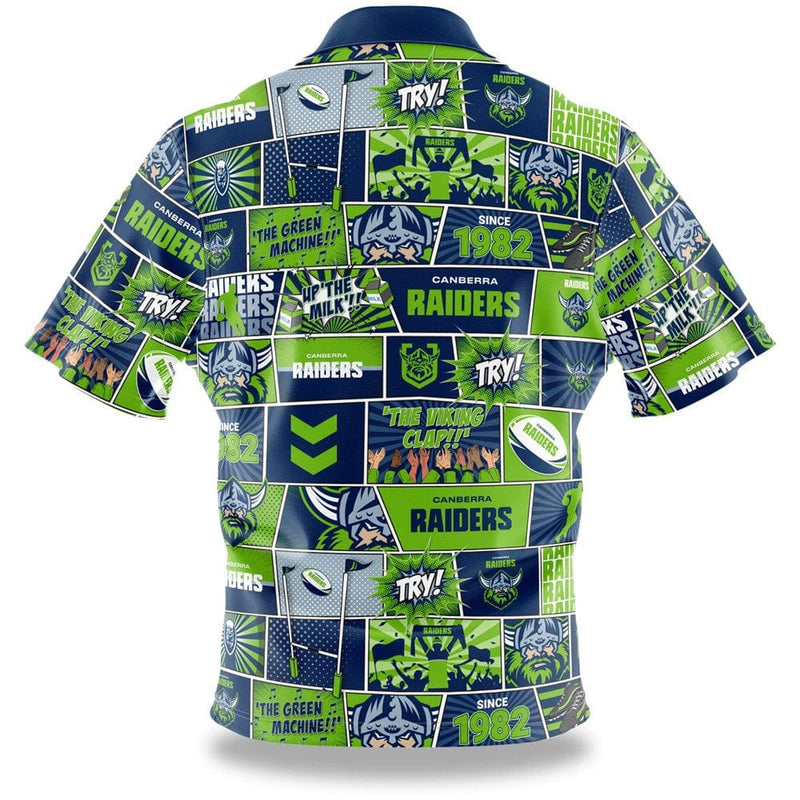 Load image into Gallery viewer, NRL Raiders Fanatic Button-Up Shirt
