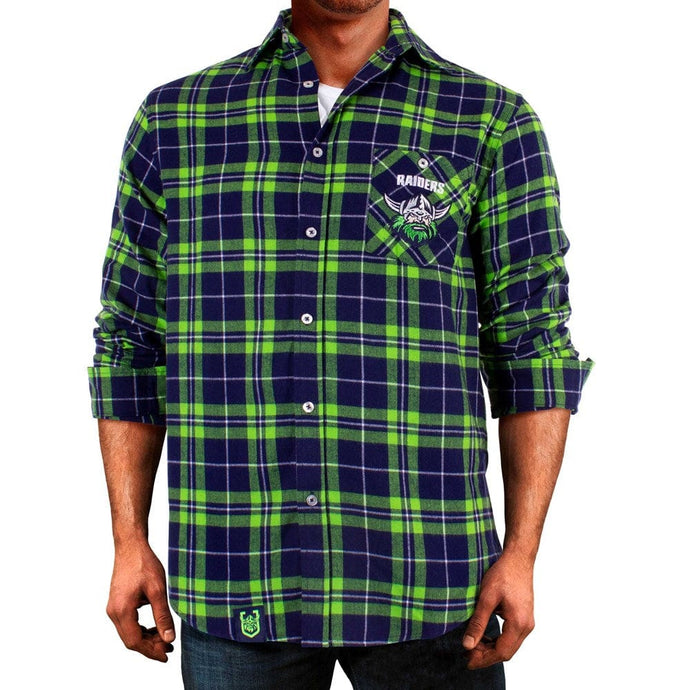 NRL Raiders Flannel Shirt