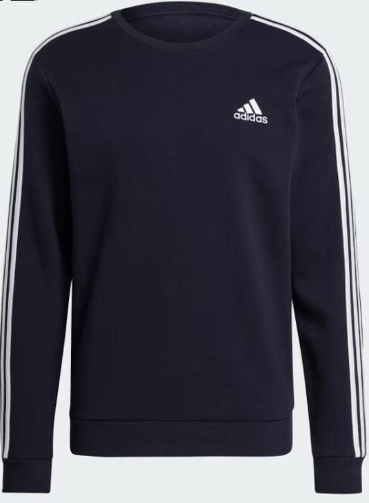 Adidas Mens Essentials Fleece 3-Stripes Sweatshirt