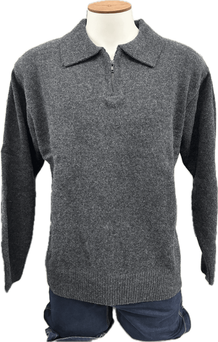 Southern Country Stockman 1/4 Zip Jumper - Charcoal