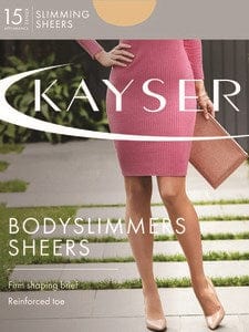 Load image into Gallery viewer, Kayser Body Slimmer Natural Sheer Legs Pantyhose/Stockings

