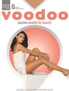 Load image into Gallery viewer, Voodoo Core Glow Sheer to Waist Pantyhose/Stockings
