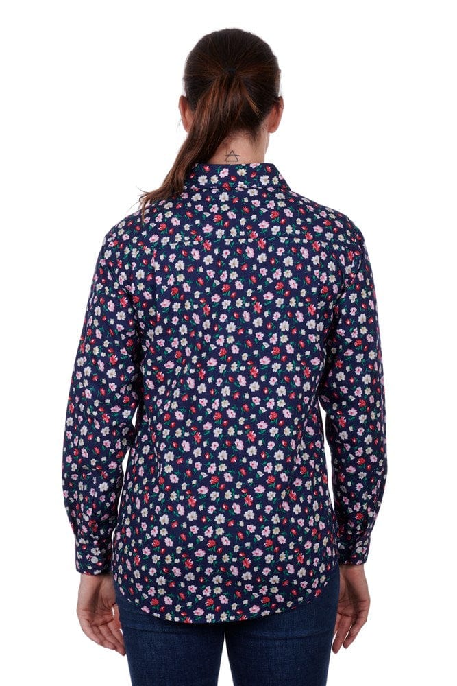 Load image into Gallery viewer, Hard Slog Womens Steph Half Placket Long Sleeve Shirt
