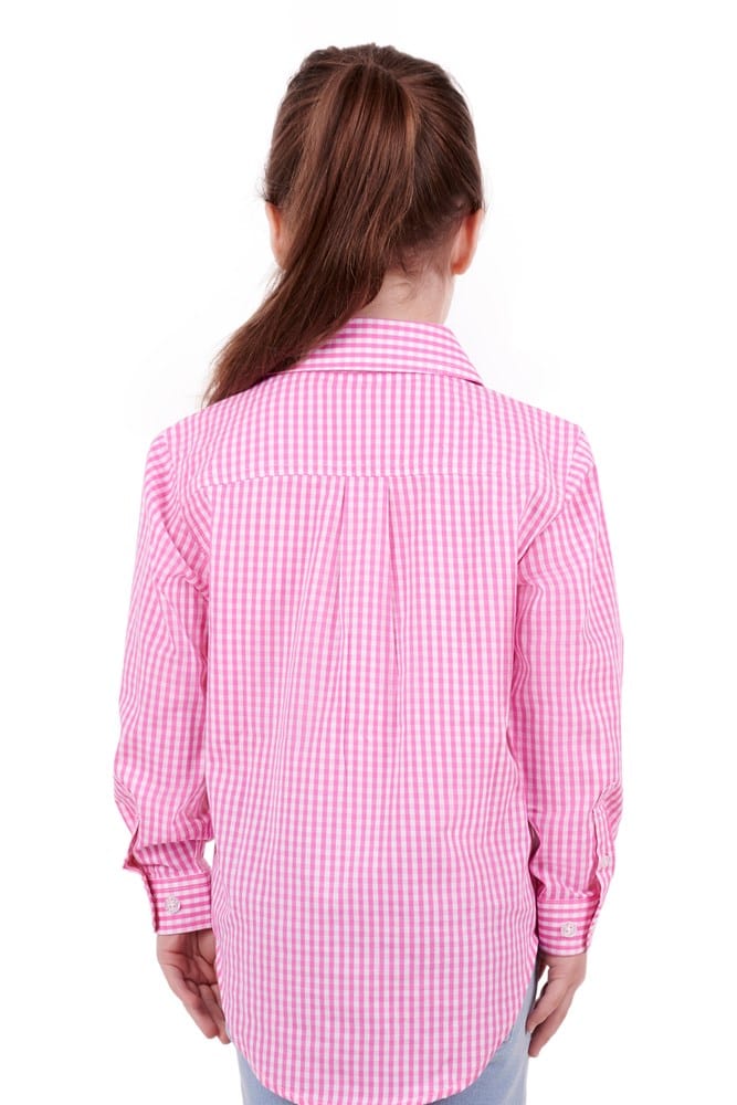 Load image into Gallery viewer, Hard Slog Girls Luvenia Half Placket Long Sleeve Shirt
