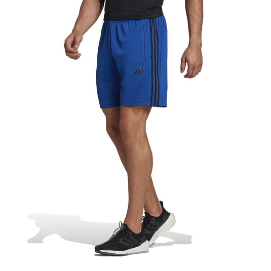 Adidas Mens 3 Stripe Run Short