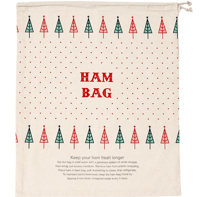 Ladelle Christmas Ham Bag