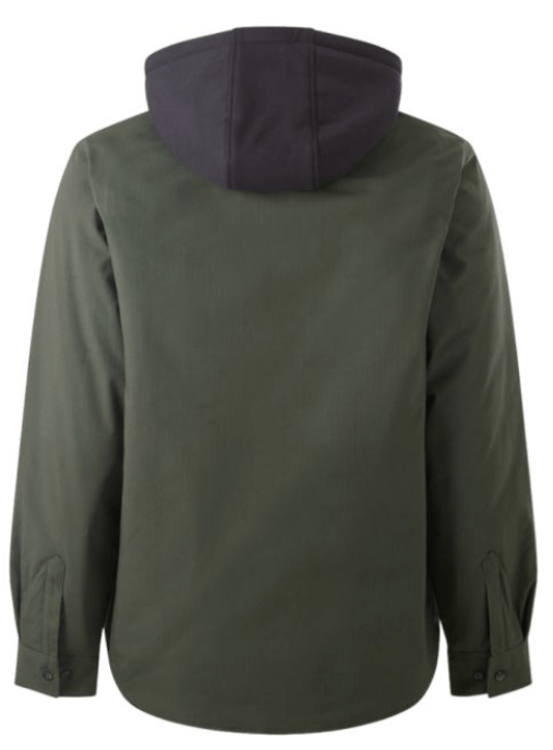 Load image into Gallery viewer, Hard Yakka Mens Quilted Shacket Hoodie - Military Green (Milita)
