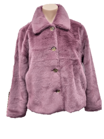 Load image into Gallery viewer, Holmes &amp; Fallon Womens Faux Fur With Pockets Jacket
