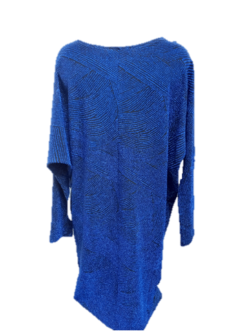 Load image into Gallery viewer, Holmes &amp; Fallon Womens Batwing Lurex Sparkle Dress
