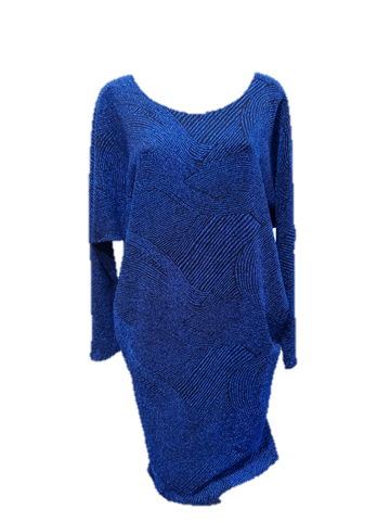 Load image into Gallery viewer, Holmes &amp; Fallon Womens Batwing Lurex Sparkle Dress
