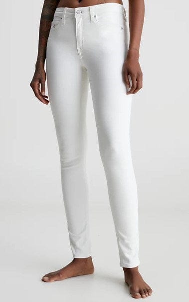 Calvin Klein Womens Mid Rise Skinny Jeans