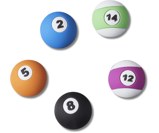 Crocs Jibbitz - Billiard Balls 5 Pack