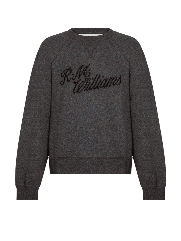 Load image into Gallery viewer, RM Williams Womens Script Crew Neck Jumper (Seasonal)
