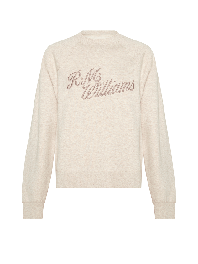 Load image into Gallery viewer, RM Williams Womens Script Crew Neck Jumper (Seasonal)
