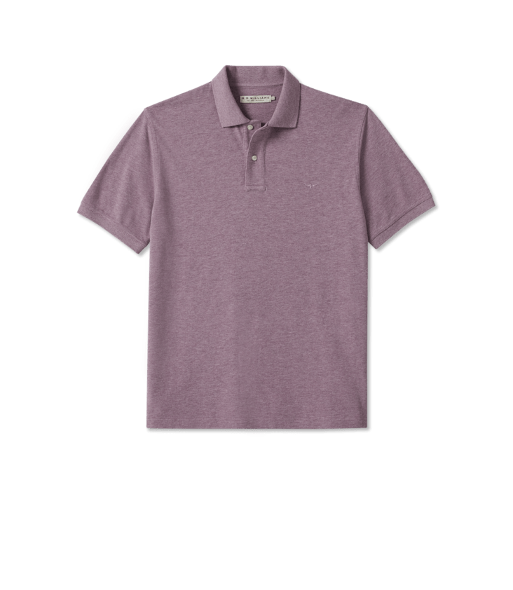 Load image into Gallery viewer, R.M. Williams Mens Rod Polo Pink/Grey
