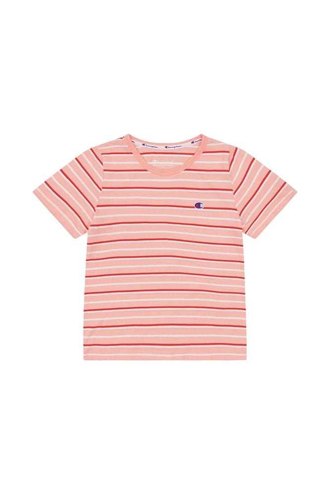 Load image into Gallery viewer, Champion Girls Stripe S/S Tee
